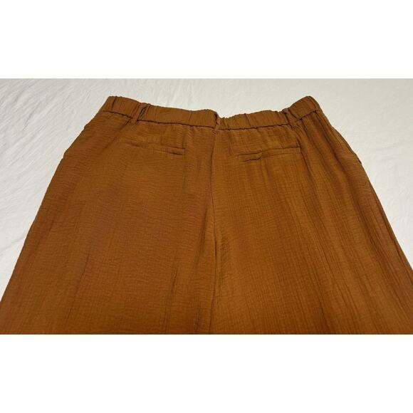 A New Day Women's Pants Pleated Crepe High Rise Wide Leg Trouser Size 16 Career - Picture 3 of 12